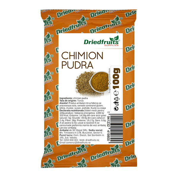Chimion pudra - 100 g imagine produs 2021 Dried Fruits